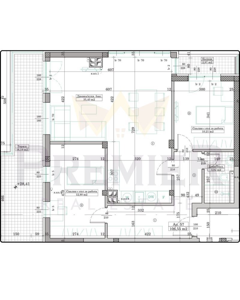 Продава 3-СТАЕН, гр. Варна, Кайсиева градина, снимка 3 - Апартаменти - 53717362
