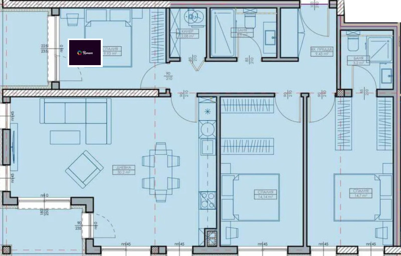 Продава 4-СТАЕН, гр. Варна, Кайсиева градина