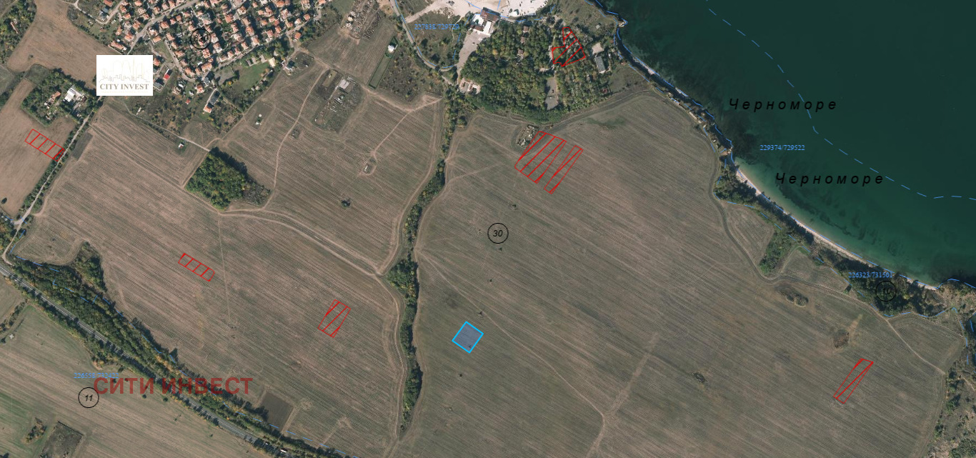 Продава ПАРЦЕЛ, гр. Бургас, Крайморие