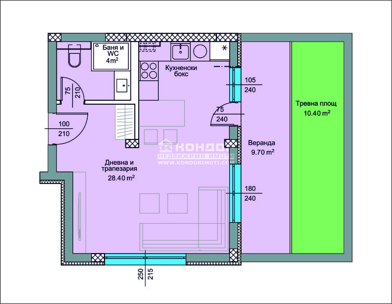 Продава 1-СТАЕН, гр. Пловдив, Христо Смирненски, снимка 10 - Апартаменти - 52686227