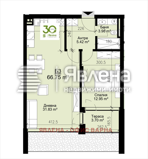 Продава 2-СТАЕН, гр. Варна, Бриз, снимка 4 - Aпартаменти - 47185866