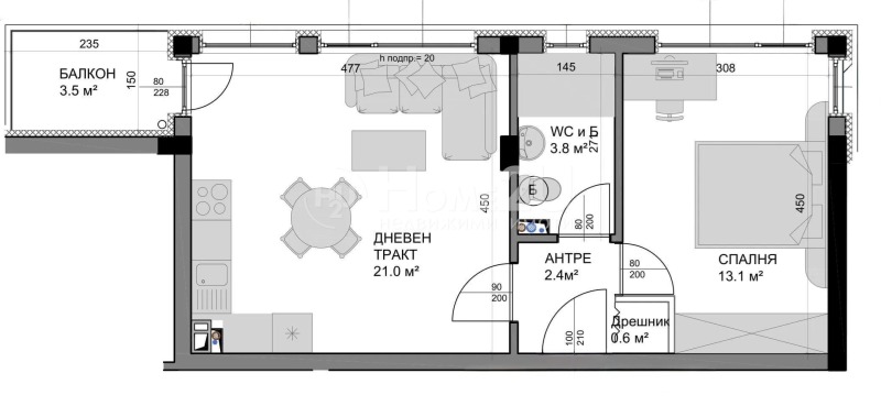 Продава  2-стаен град Варна , Владислав Варненчик 1 , 62 кв.м | 66344251 - изображение [4]
