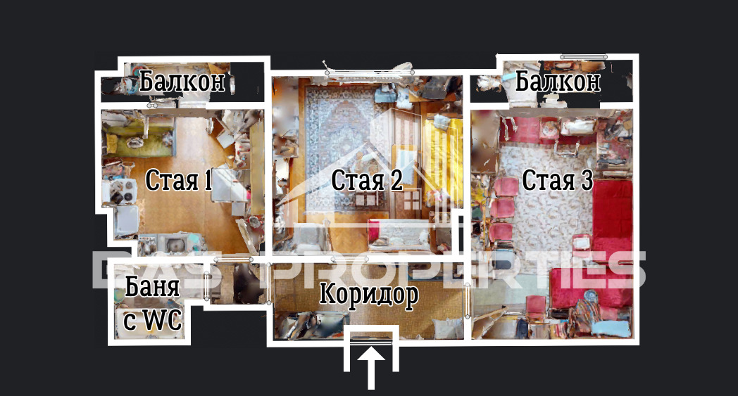 Продава 3-СТАЕН, гр. София, Гео Милев, снимка 2 - Апартаменти - 54076586