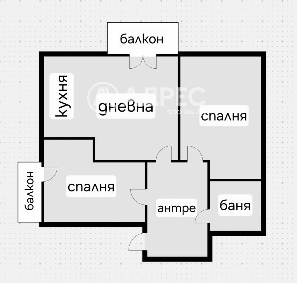 Продава 3-СТАЕН, гр. София, Докторски паметник, снимка 4 - Апартаменти - 55456578