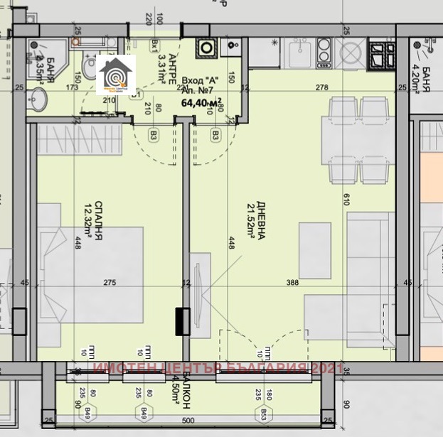 Продава 2-СТАЕН, гр. София, Манастирски ливади, снимка 3 - Апартаменти - 52065100