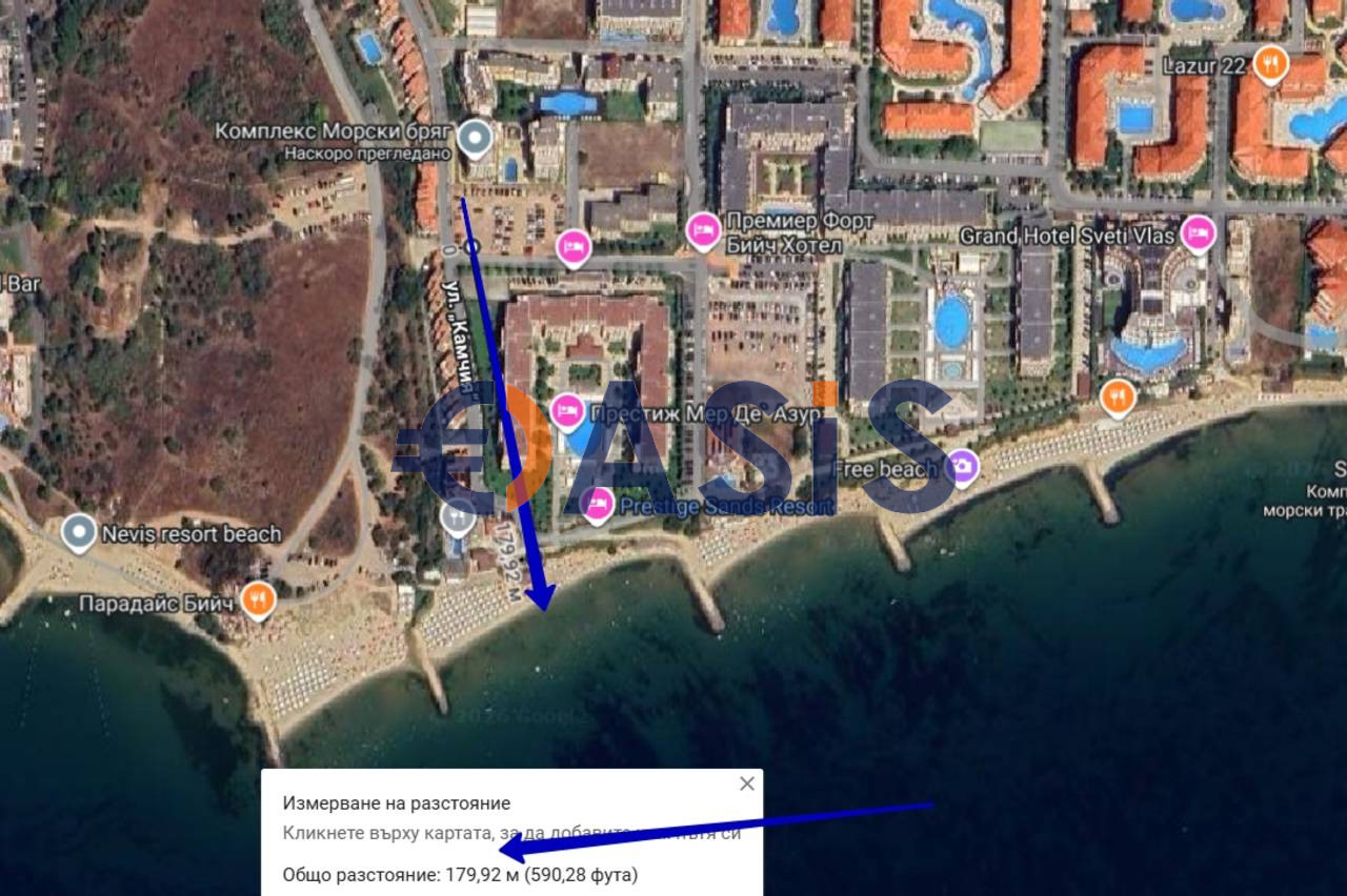 Продава 1-СТАЕН, гр. Свети Влас, област Бургас, снимка 13 - Апартаменти - 54133099