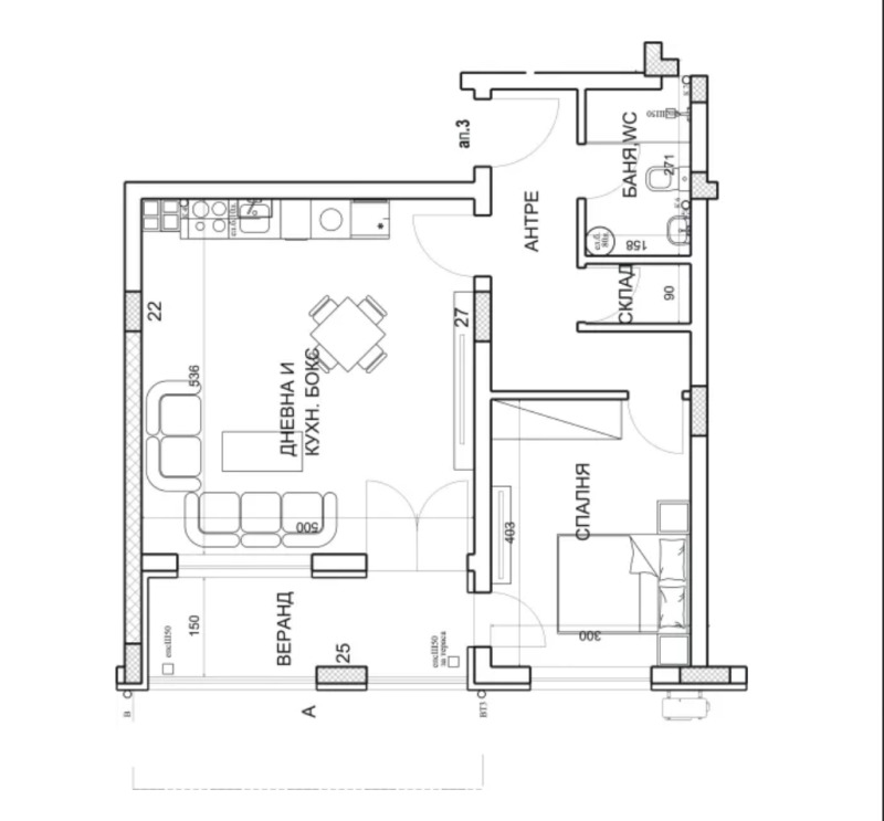 Продава 2-СТАЕН, гр. Пловдив, Младежки Хълм, снимка 2 - Aпартаменти - 48952902