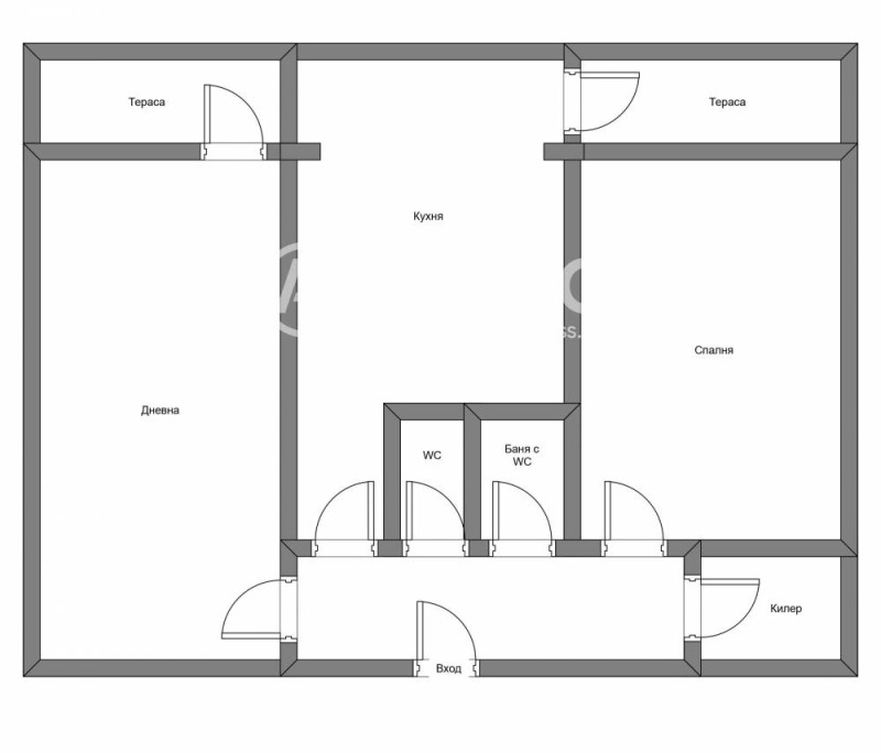Na prodej  1 ložnice Sofia , Družba 1 , 60 m2 | 93360334 - obraz [4]