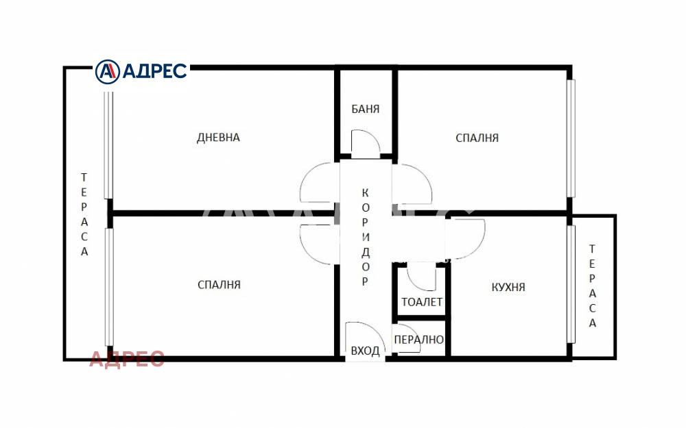 Продава 3-СТАЕН, гр. Варна, Цветен квартал, снимка 4 - Апартаменти - 54862191
