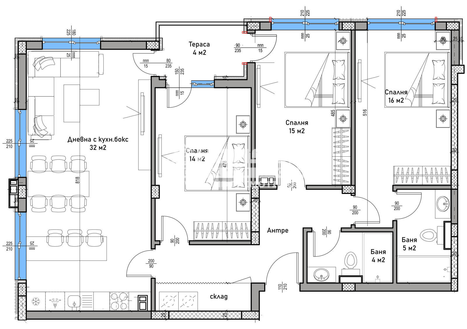 Продава МНОГОСТАЕН, гр. Пловдив, Христо Смирненски, снимка 2 - Апартаменти - 53723975