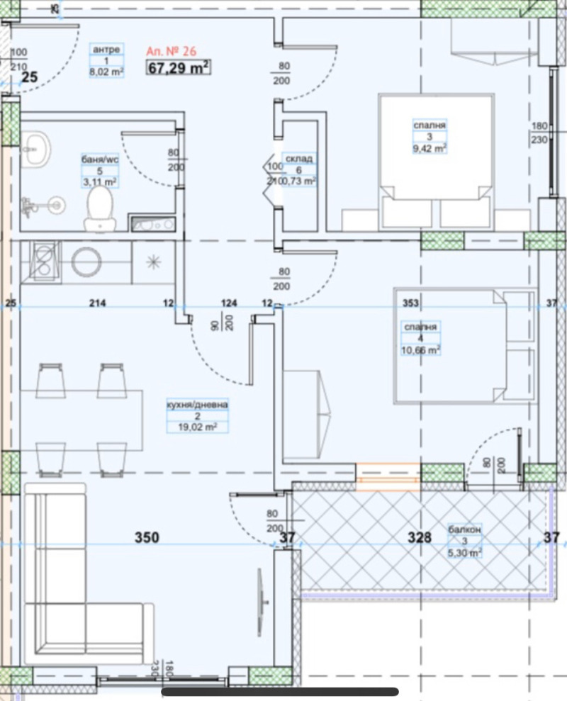 Продава 3-СТАЕН в област Бургас, гр. Приморско - 77 кв.м / 80 850 € » 158 128.86 лв., ТОП ИН