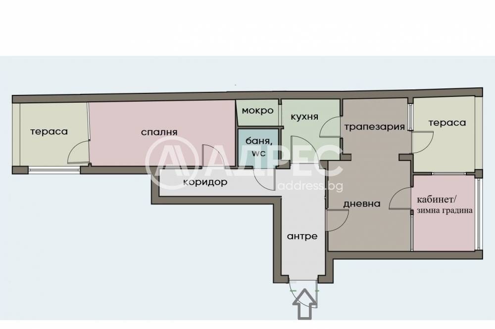 Продава 2-СТАЕН, гр. София, Борово, снимка 3 - Апартаменти - 54022457