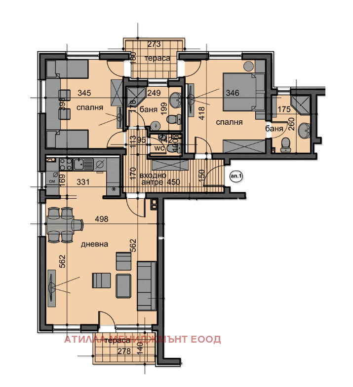 À vendre  2 chambres Plovdiv , Ostromila , 122 m² | 50963756 - image [3]