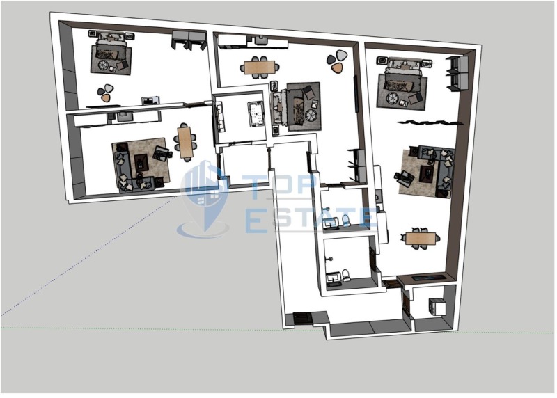 Продаја  3 спаваће собе Велико Тарново , Бузлуджа , 173 м2 | 59141322 - слика [3]