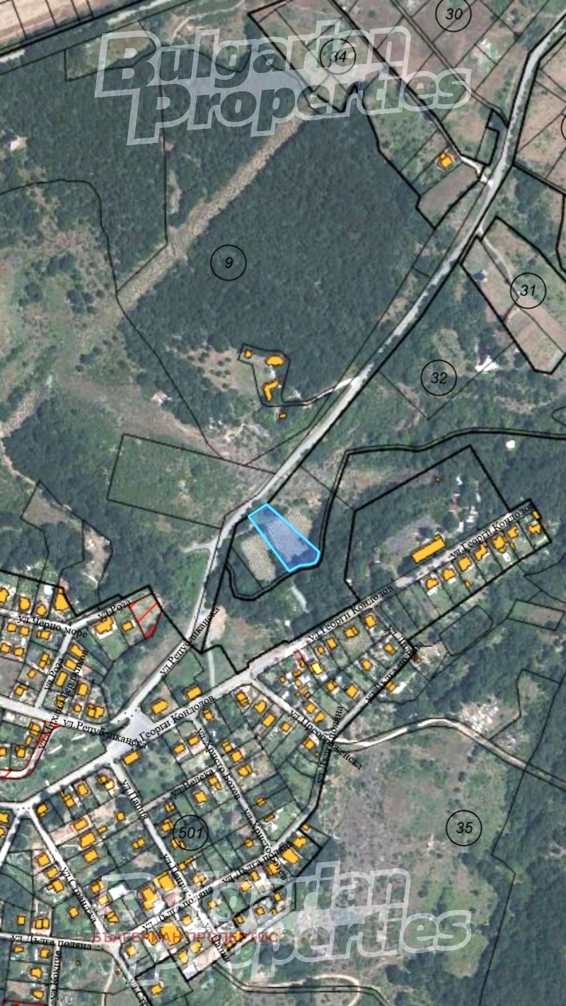 Продава ПАРЦЕЛ в област Бургас, с. Велика - 2000 кв.м / 110 000 € » 215 141.30 лв., БЪЛГЕРИАН ПРОПЕРТИС