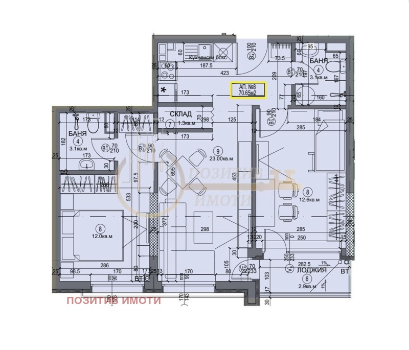 Till salu  2 sovrum Sofia , Bakston , 90 kvm | 51819193