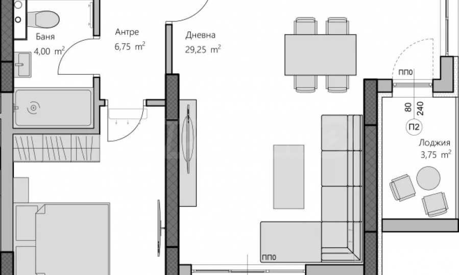 Продава 2-СТАЕН, гр. Пловдив, Христо Смирненски, снимка 3 - Апартаменти - 54082095
