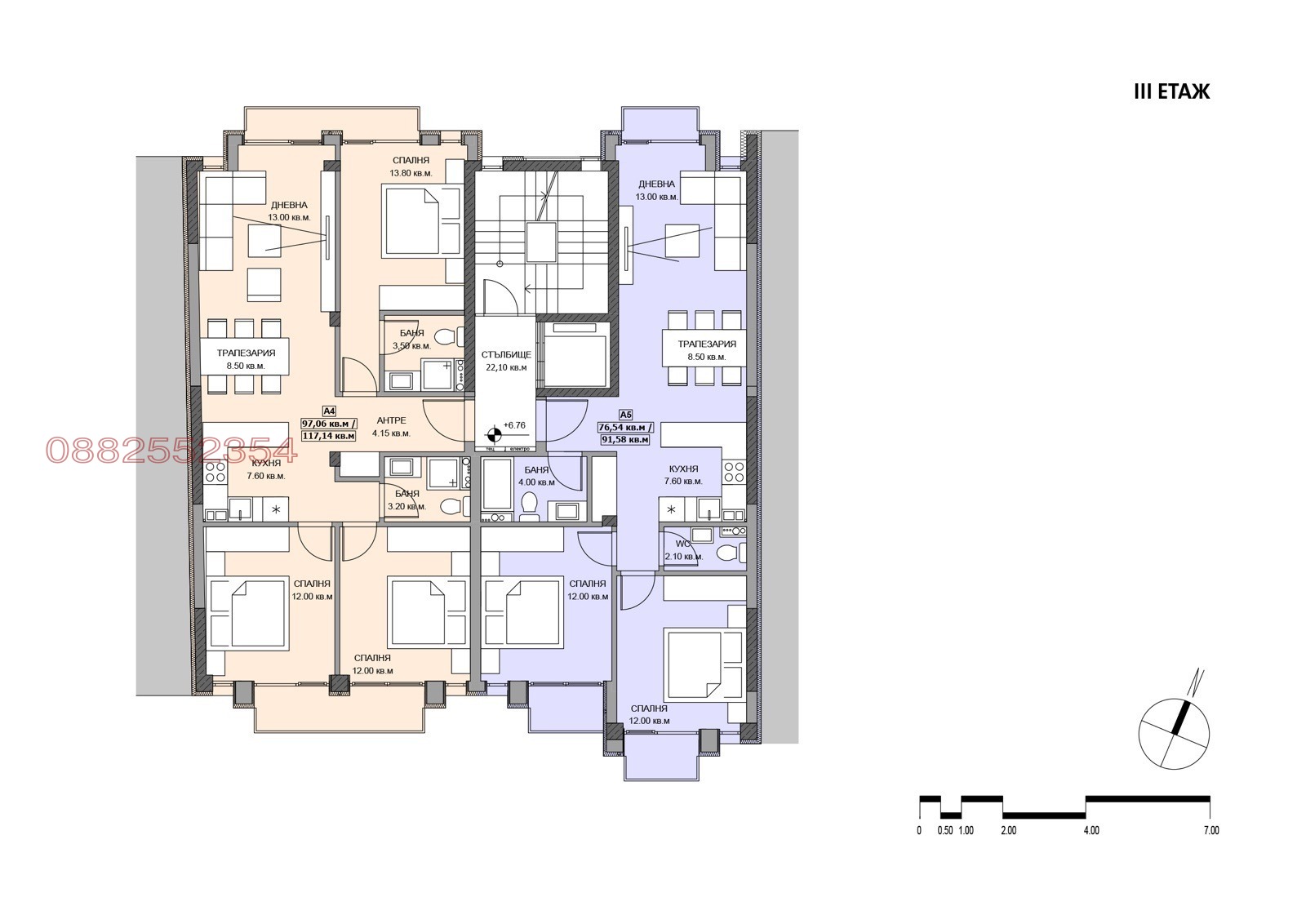 Продава 4-СТАЕН, гр. София, Банишора, снимка 2 - Апартаменти - 54112619