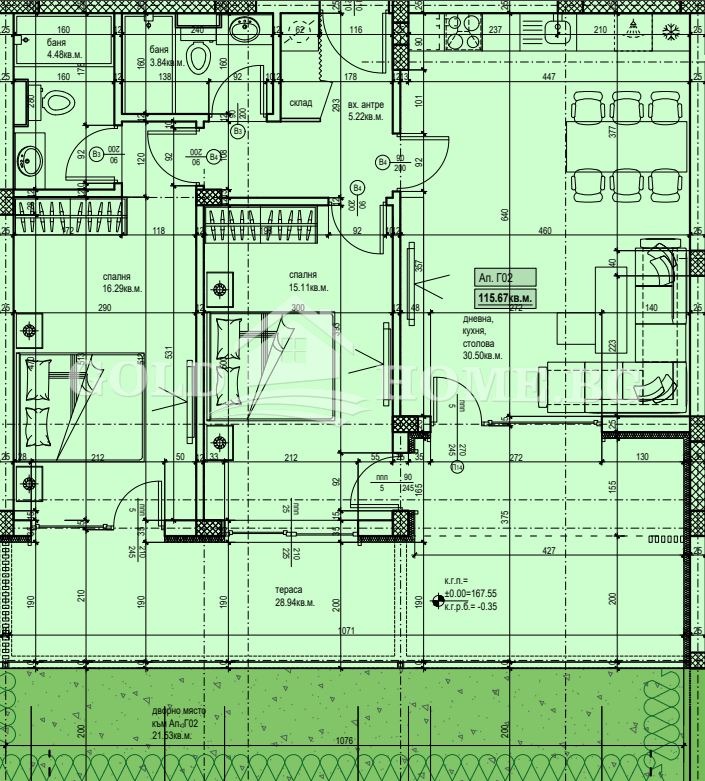 Продава 3-СТАЕН, гр. Пловдив, Христо Смирненски, снимка 4 - Апартаменти - 55350362