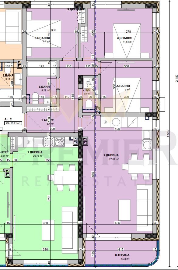Продава 4-СТАЕН, гр. Варна, Виница, снимка 2 - Апартаменти - 52720625