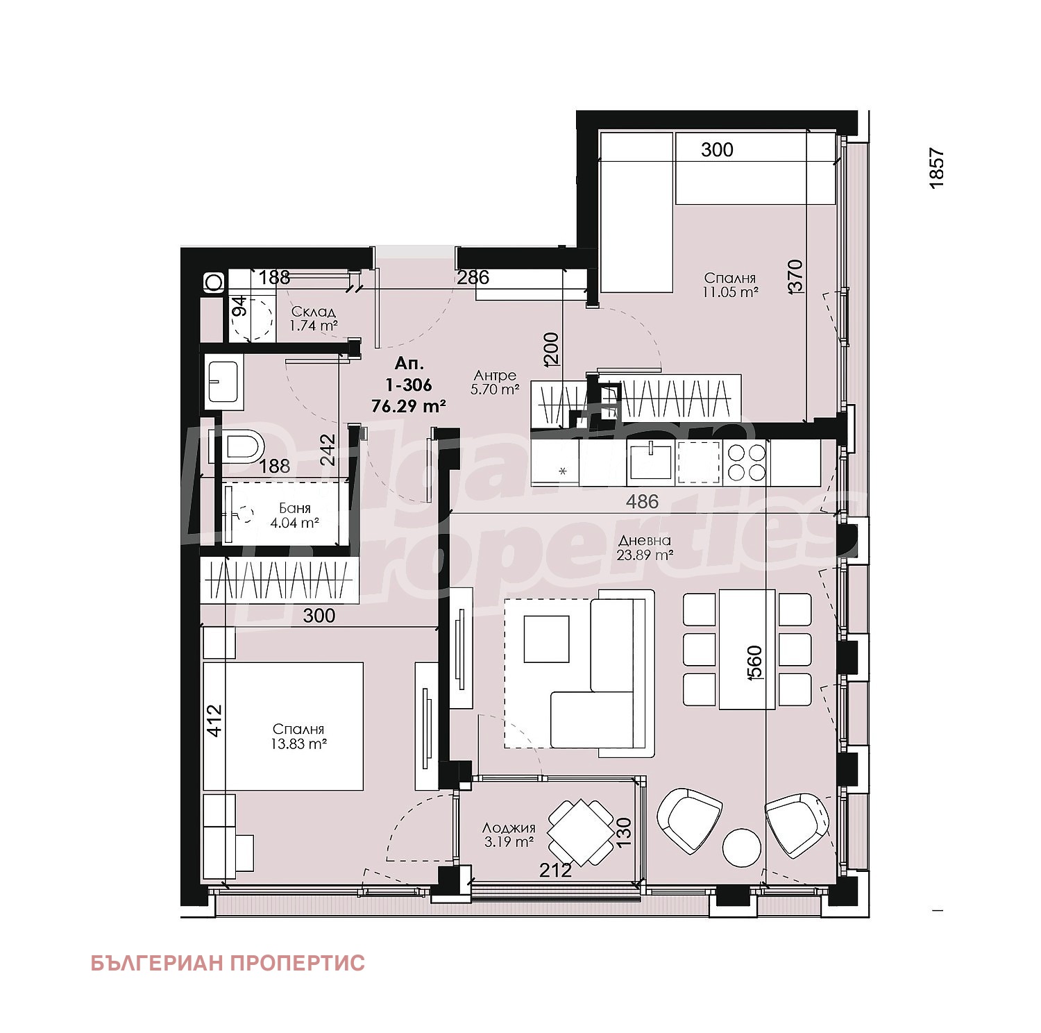 Продава 3-СТАЕН, гр. Костинброд, област София област, снимка 17 - Апартаменти - 53643184