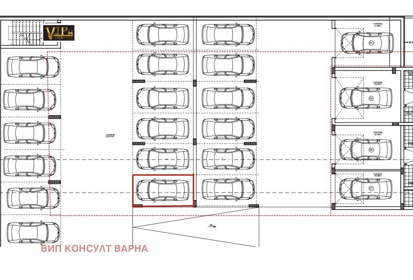 Продава ГАРАЖ, ПАРКОМЯСТО, гр. Варна, Кайсиева градина