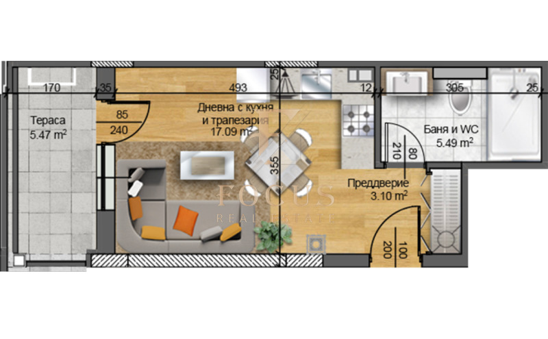 Продава 1-СТАЕН, гр. Пловдив, Христо Смирненски, снимка 3 - Aпартаменти - 49022855