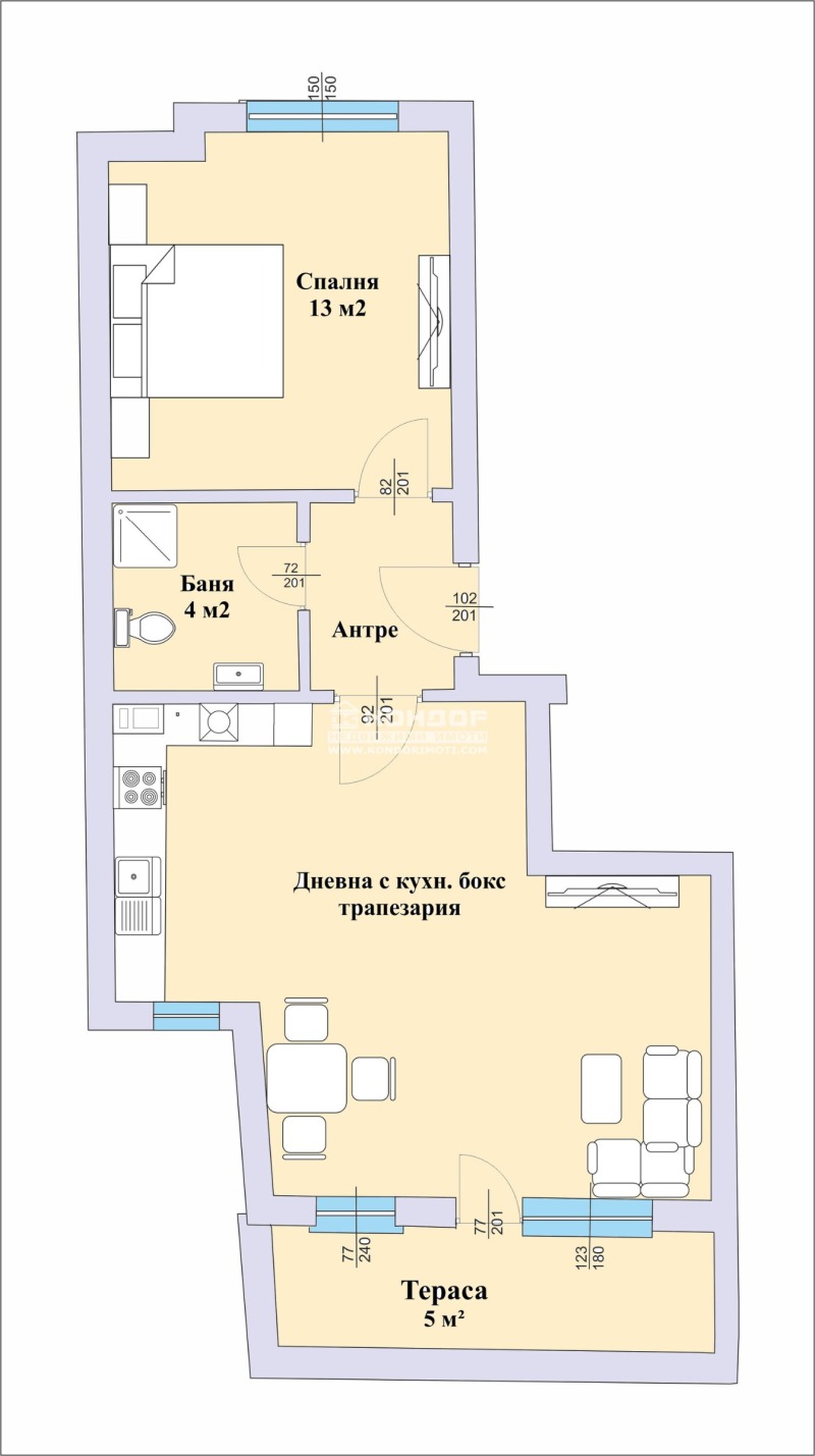 Na sprzedaż  1 sypialnia Plowdiw , Karszijaka , 80 mkw | 48709035 - obraz [14]