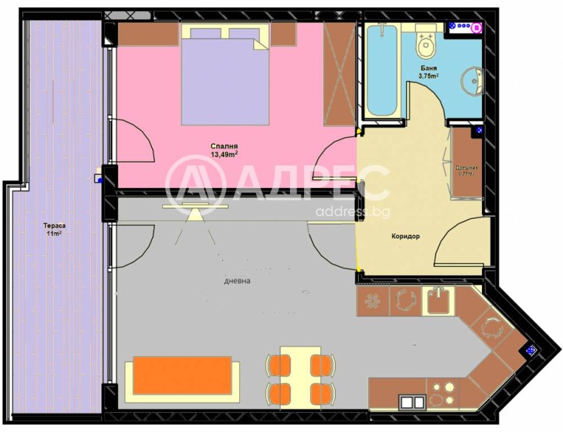 À venda  1 quarto Sofia , Poligona , 78 m² | 88812867 - imagem [4]