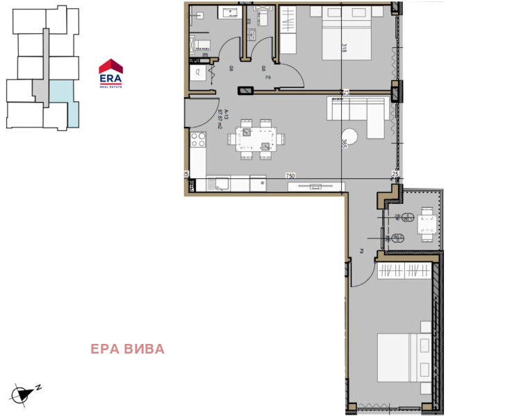 Продава 3-СТАЕН, гр. София, Малинова долина, снимка 4 - Апартаменти - 53495591