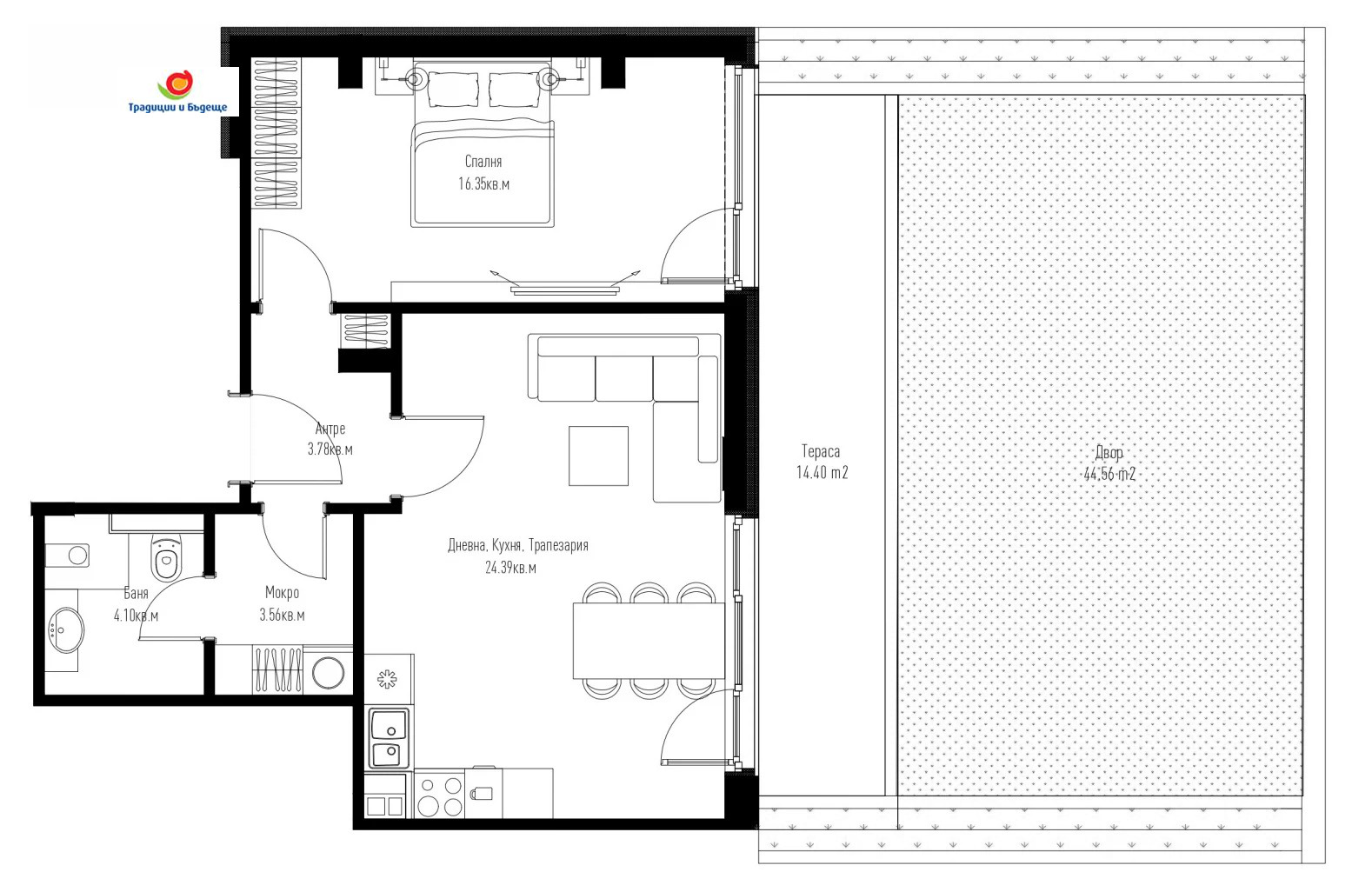 Продава 2-СТАЕН, гр. София, Манастирски ливади, снимка 2 - Апартаменти - 49153836
