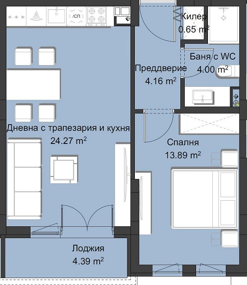 Satılık  1 yatak odası Plovdiv , Zapaden , 72 metrekare | 42193164 - görüntü [2]