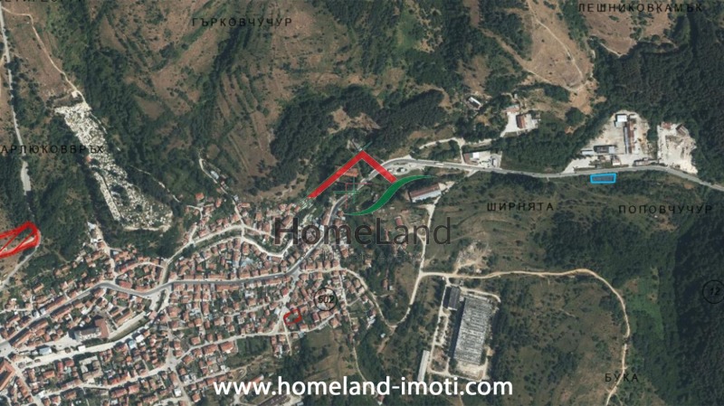 Til salg  Grund region Pazardzhik , Batak , 716 kvm | 77226666