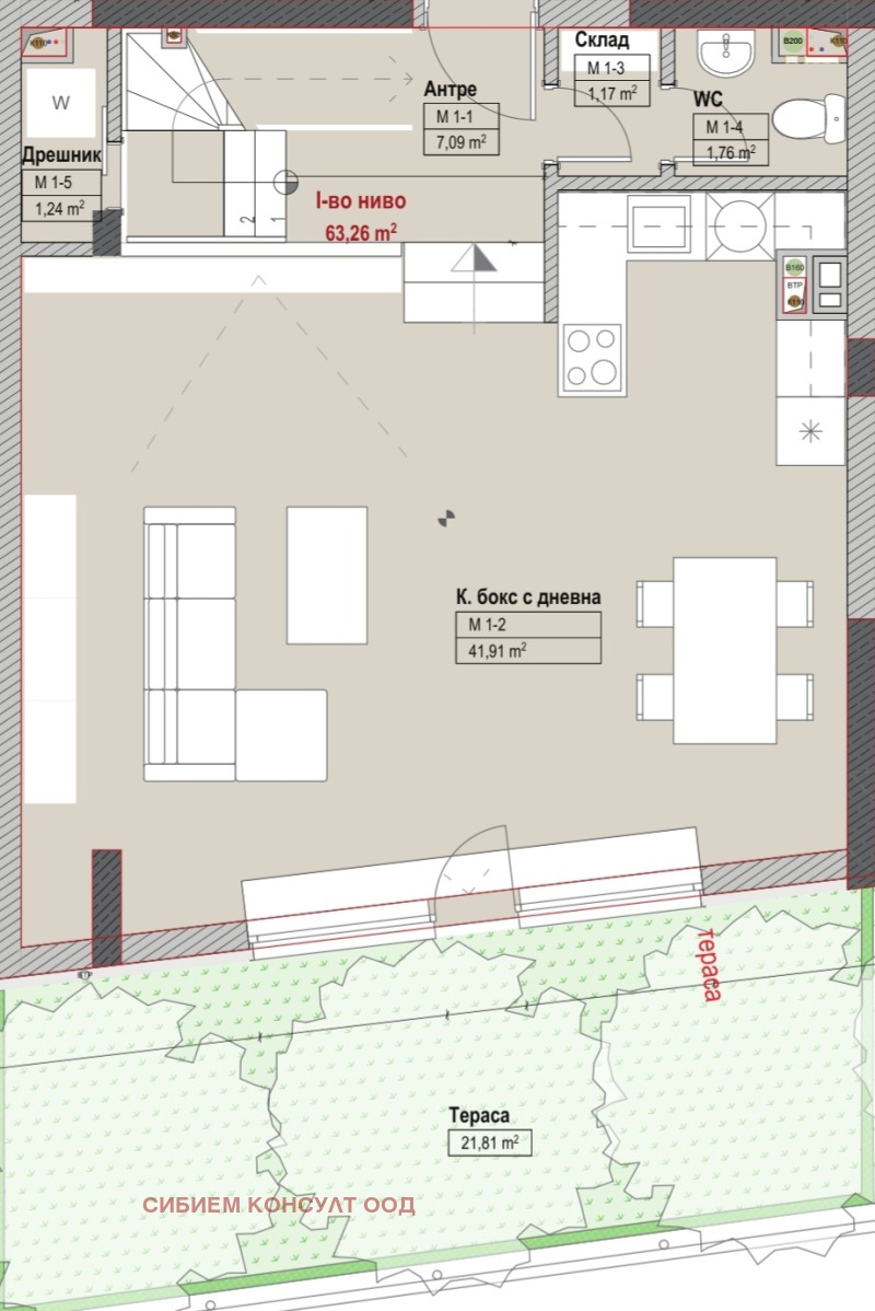 Продава МЕЗОНЕТ в град София, Овча купел - 161 кв.м / 372 160 € » 727 881.69 лв., СИБИЕМ КОНСУЛТ ООД