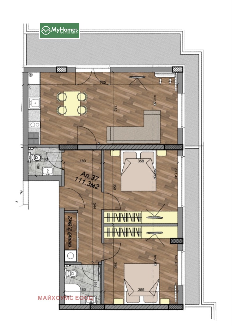 Продава 3-СТАЕН, гр. София, Овча купел 1, снимка 9 - Aпартаменти - 49305814