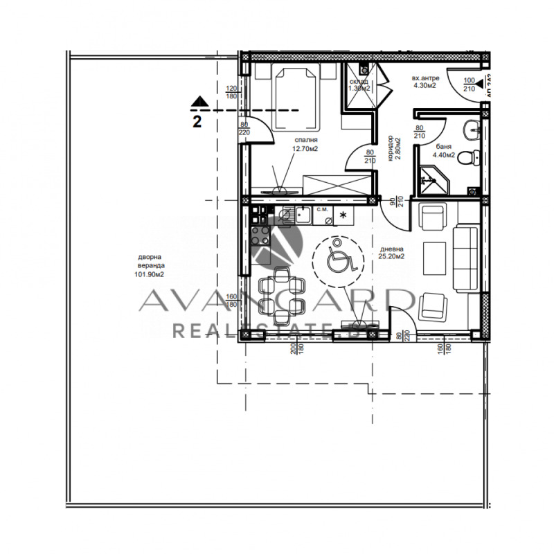 Na prodej  1 ložnice Plovdiv , Kjučuk Pariž , 170 m2 | 44268148 - obraz [4]