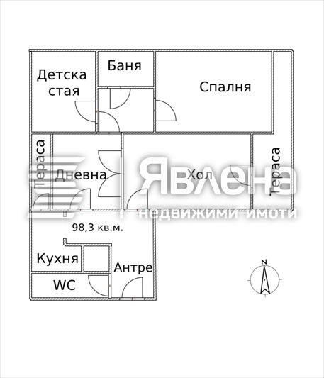 Продаја  2 спаваће собе Пловдив , Центар , 98 м2 | 83845662 - слика [2]