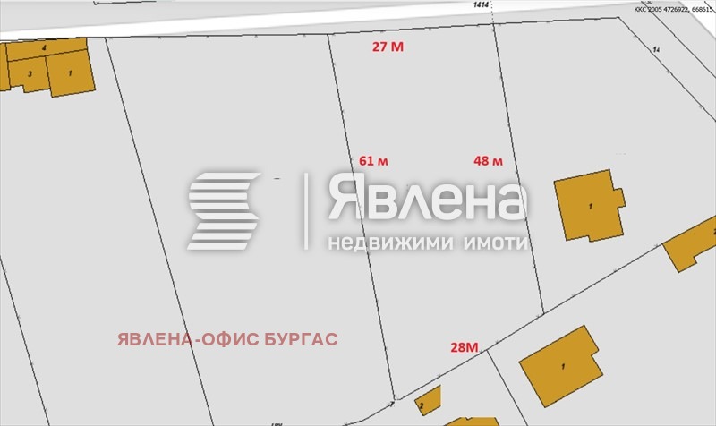 Zu verkaufen  Handlung region Burgas , Kableschkowo , 1487 qm | 20601610 - Bild [6]
