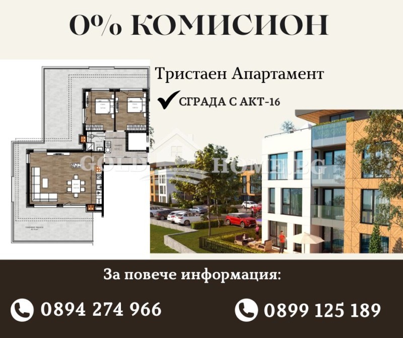 Продава 3-СТАЕН, гр. Пловдив, Остромила, снимка 1 - Aпартаменти - 49005618