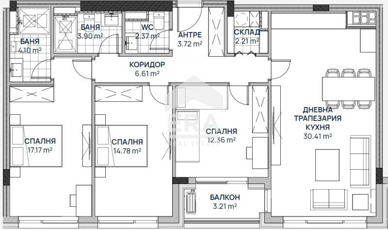 Продава  4-стаен град София , Люлин 2 , 148 кв.м | 86194417 - изображение [4]