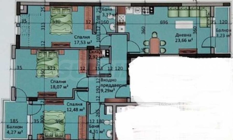 Продава  4-стаен град София , Люлин - център , 130 кв.м | 80828791
