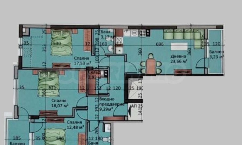На продаж  3 кімнатна София , Люлин - център , 130 кв.м | 80828791 - зображення [7]
