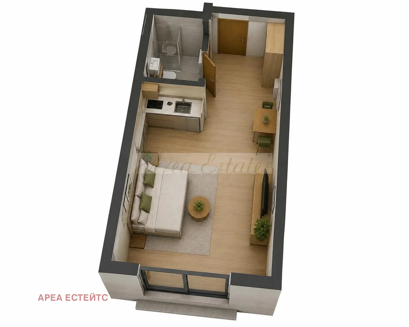 Продава 1-СТАЕН, гр. Царево, област Бургас, снимка 10 - Апартаменти - 55040591