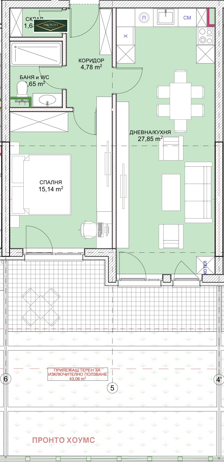 Продава 2-СТАЕН, гр. София, Малинова долина, снимка 2 - Апартаменти - 55268985