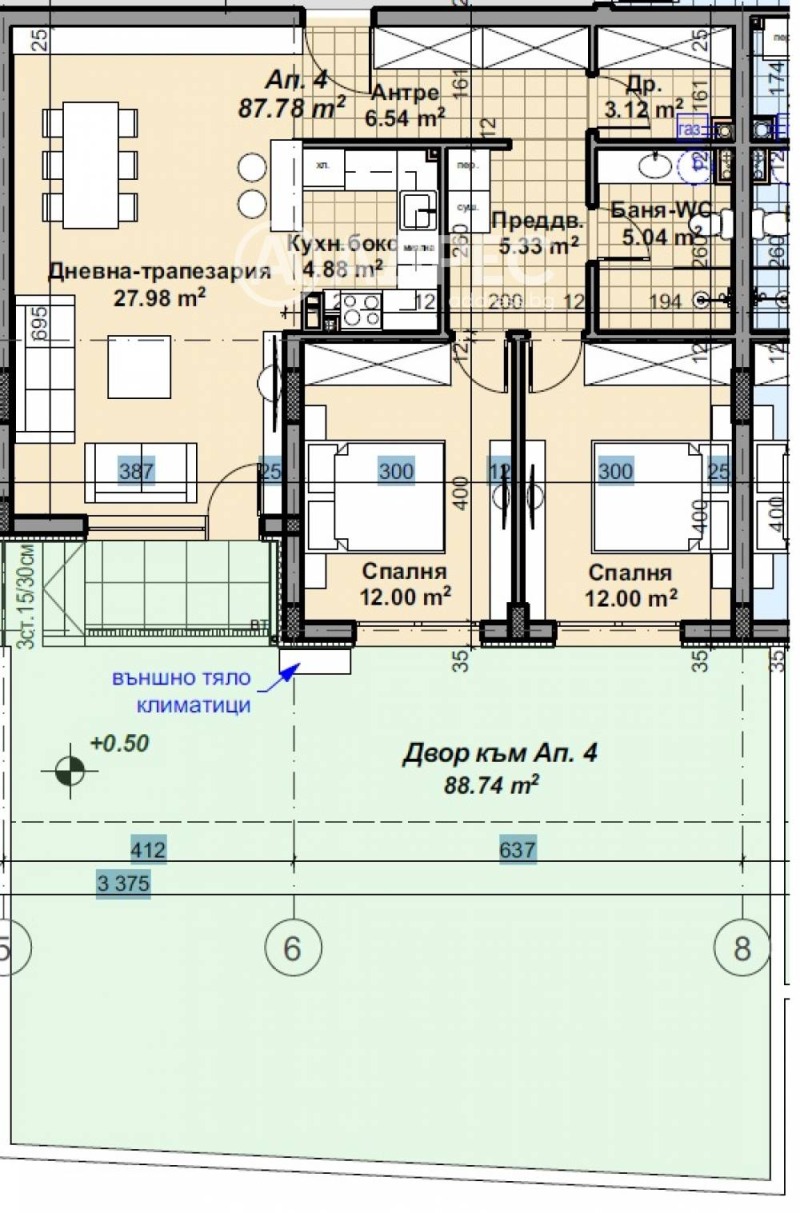 Satılık  2 yatak odası Sofia , m-t Gardova glava , 99 metrekare | 49540288 - görüntü [4]