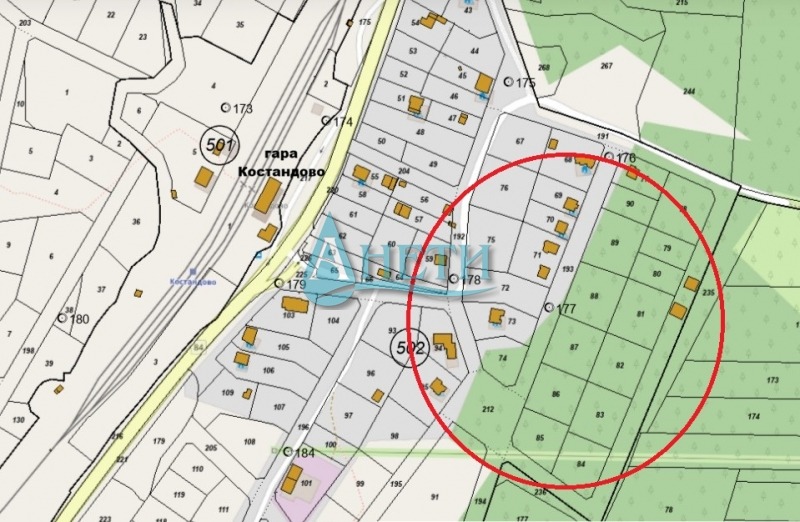 Продава ПАРЦЕЛ, гр. Костандово, област Пазарджик, снимка 2 - Парцели - 53467017