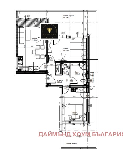 Satılık  2 yatak odası Plovdiv , Ostromila , 135 metrekare | 46872468 - görüntü [2]