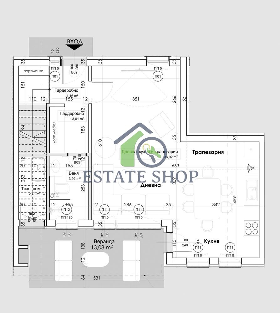 Продава КЪЩА, с. Марково, област Пловдив, снимка 3 - Къщи - 56513291