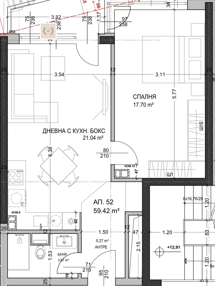 Под наем 2-СТАЕН, град София, Овча купел • 800 € / 1564.66 лв. • 45156926 1