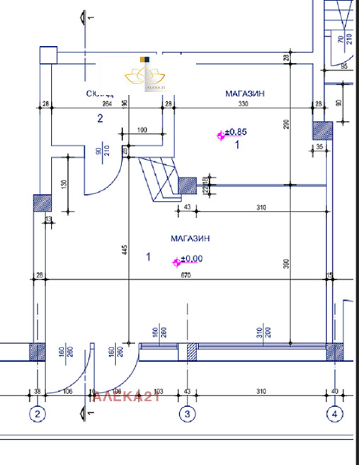 Дава под нем  Магазин, град София, Център •  850 EUR • ID 56233403 — holmes.bg - [1] 